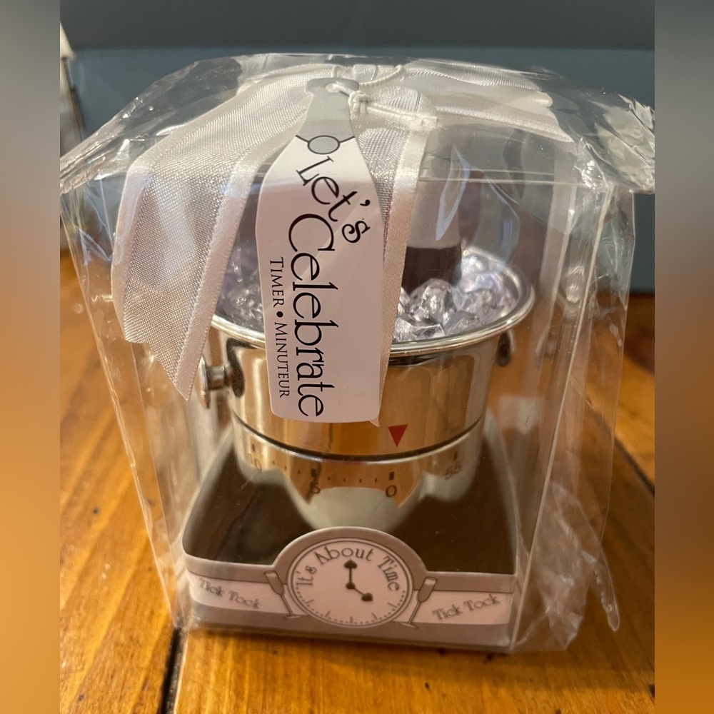Let’s Celebrate Timer Fun Champagne Bucket design